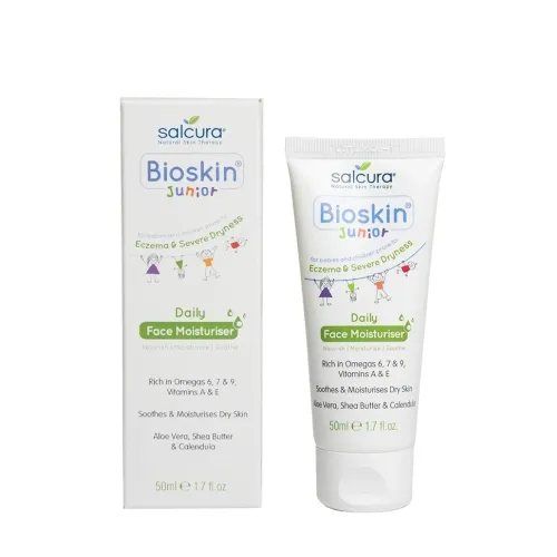 Salcura Junior kasdienis drėkinamasis veido kremas vaikams, 50 ml