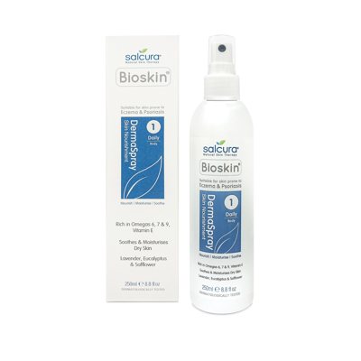 SALCURA purškiama priemonė sudirgusiai kūno odai BIOSKIN DERMASPRAY, 250 ml