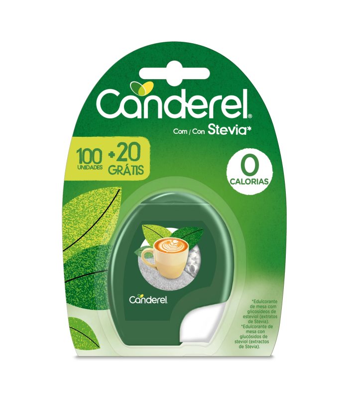 Saldiklis Canderel STEVIA tabletės, N100+20