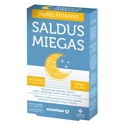 SALDUS MIEGAS, 15 kapsulių