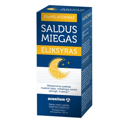 SALDUS MIEGAS ELIKSYRAS, 150 ml