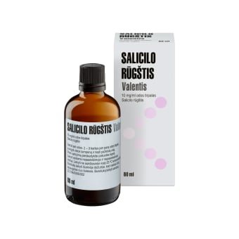 Salicilo rūgštis 1 %, 10mg/ml, odos tirpalas, N1, 80 ml
