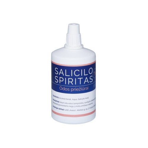SALICILO SPIRITAS 1% odos tirpalas, 100 ml