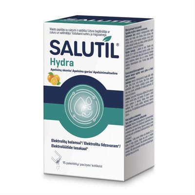 SALUTIL HYDRA, milteliai, 15 paketėlių