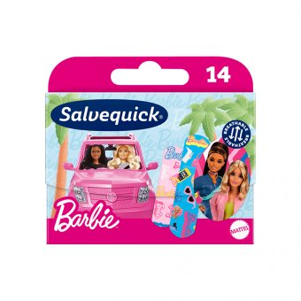 SALVEQUICK „Barbie“ pleistrų rinkinys vaikams, N14, 14 vnt