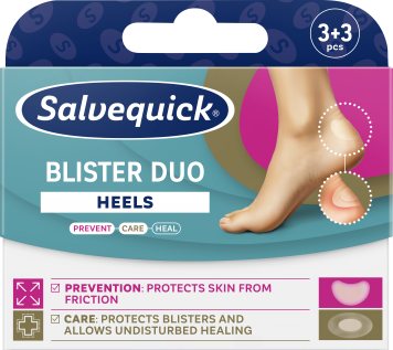 SALVEQUICK Blister Duo pūslių pleistrai N6