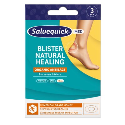 SALVEQUICK, Blister Natural Healing, pleistrai, 3 vnt