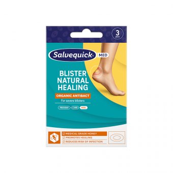 SALVEQUICK „Blister Natural Healing“ pūslių pleistrai, 3 vnt