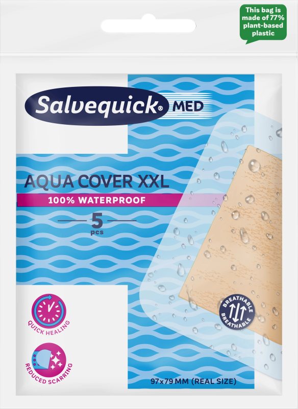 SALVEQUICK greito naudojimo tvarsčiai Aqua Cover XXL N5, N5