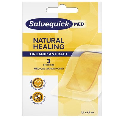 SALVEQUICK NATURAL HEALING, tvarstis, 3 vnt