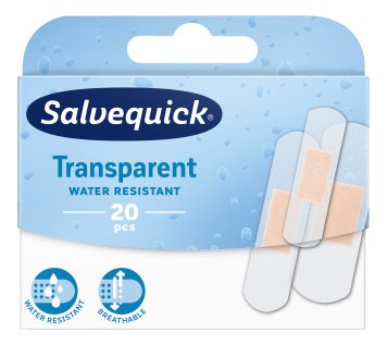 SALVEQUICK Transparent pleistrai N20