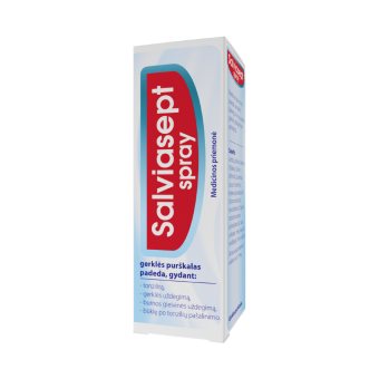 SALVIASEPT SPRAY, GERKLĖS PURŠKALAS, 20 ml