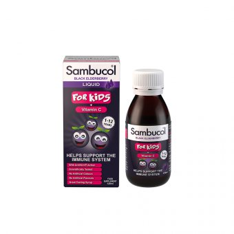 Sambucol Black Elderberry For Kids geriamieji lašai, tirpalas, 120 ml