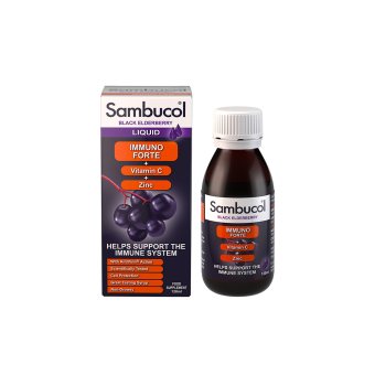 Sambucol Black Elderberry Immuno Forte geriamieji lašai, 120 ml