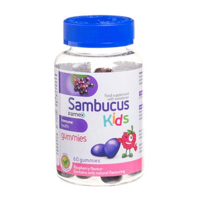 SAMBUCUS KIDS, 60 guminukų