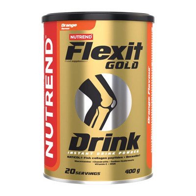 Sąnarių priežiūrai Nutrend Flexit Gold Drink Apelsinų skonio, 400 g