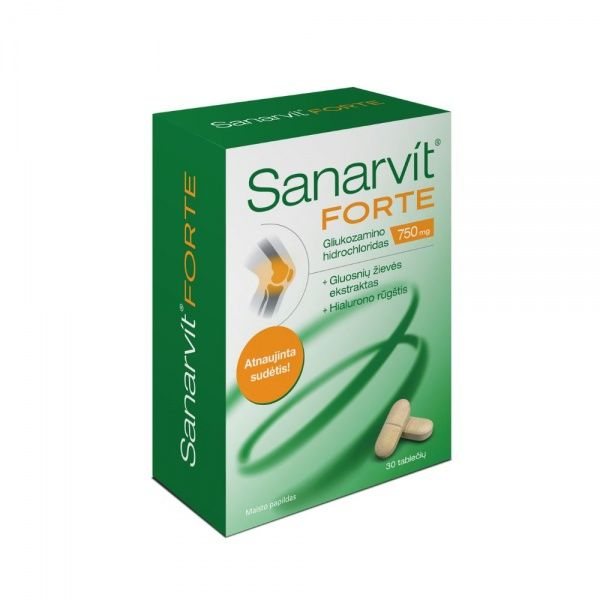 SANARVIT maisto papildas FORTE, 30 tab.