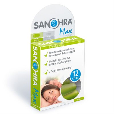 SANOHRA MAX, ausų kištukai suaugusiems, 12 vnt