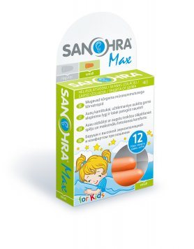 SANOHRA MAX vaikams ausų kamštukai N12