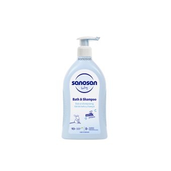 SANOSAN vaikiškas šampūnas ir kūno prausiklis, 500 ml