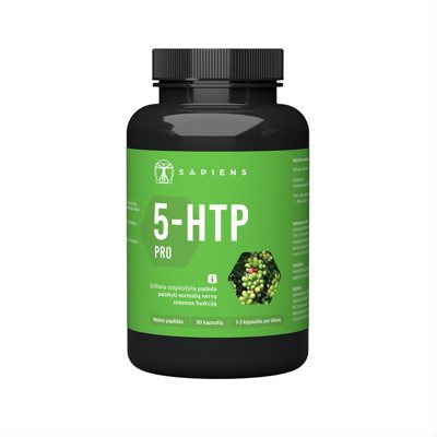 SAPIENS, 5-HTP PRO, 90 kapsulių