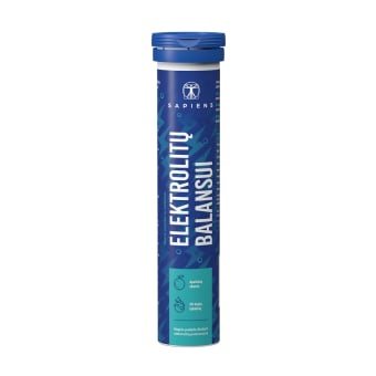 SAPIENS Elektrolitų balansui, 20 tirpių tablečių