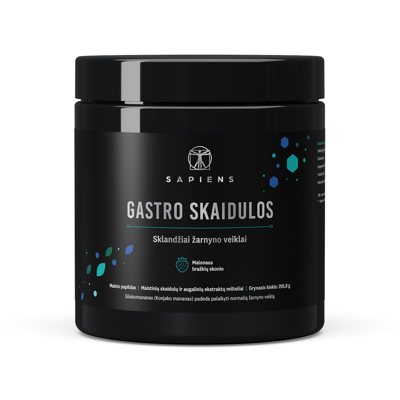 SAPIENS, maistinės skaidulos, braškių skonio, ., 295.8 g