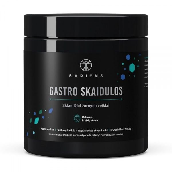 SAPIENS maisto papildas milteliais GASTRO SKAIDULOS, 295.8 g