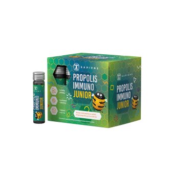 SAPIENS, Propolis Immuno Junior, 20 buteliukų