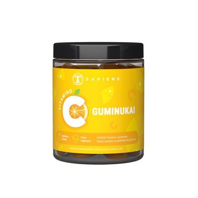 SAPIENS, vitamino C guminukai, 50 guminukų