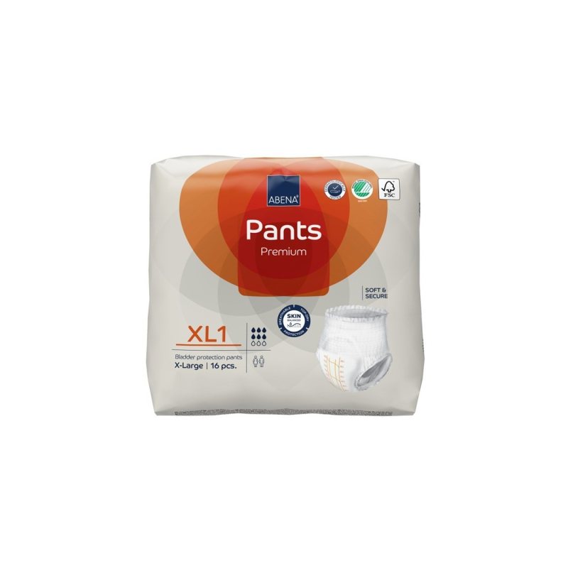 Sauskelnės ABENA Pants XL1 Premium N16, 1400 ml