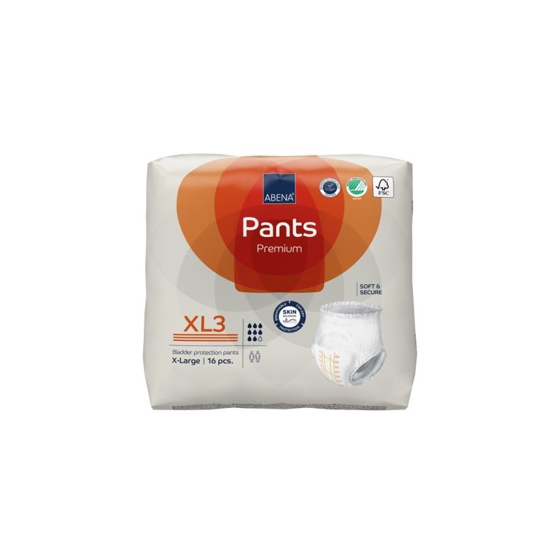 Sauskelnės ABENA Pants XL3 Premium N16, 2400 ml