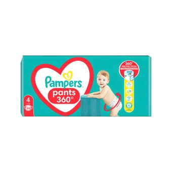 Sauskelnės-kelnaitės PAMPERS Pants, Jumbo Pack, 4 dydis, 52 vnt., 52 vnt