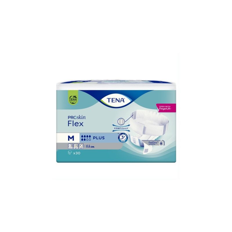 Sauskelnės TENA Flex Plus Medium N30