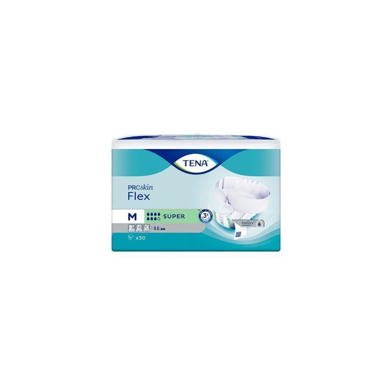 Sauskelnės TENA Flex Super Medium N30