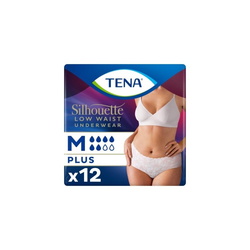 Sauskelnės TENA Silhouette Pants Plus White (M) 6lašai N12