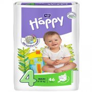 Sauskelnės vaikams 8- HAPPY MAXI, Nr. 4, 46 vnt., 18 kg