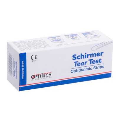 SCHIRMER-TEST STRIPS, diagnostinis testas, 100 vnt