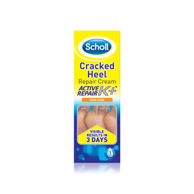 Scholl atkuriamasis skilinėjančių kulnų kremas Active Repair K+, 60 ml