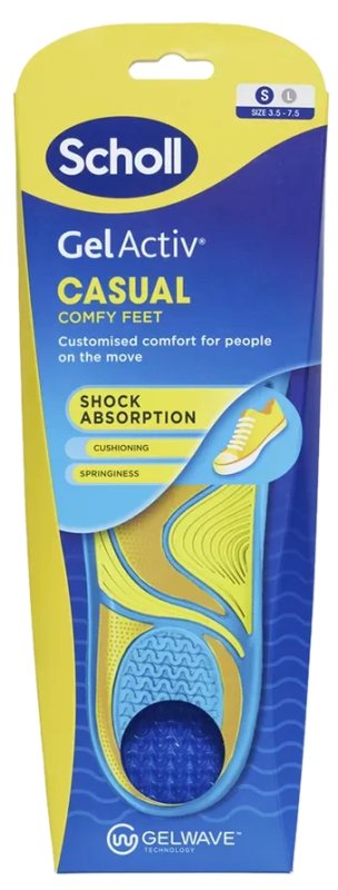 SCHOLL GelActiv (35,5-40,5 dydis) vidpadžiai, 1 pora