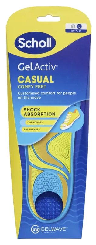 SCHOLL GelActiv (40-46,5 dydis) vidpadžiai, 1 pora