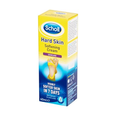 SCHOLL minkštinamasis pėdų odos kremas, 60 ml