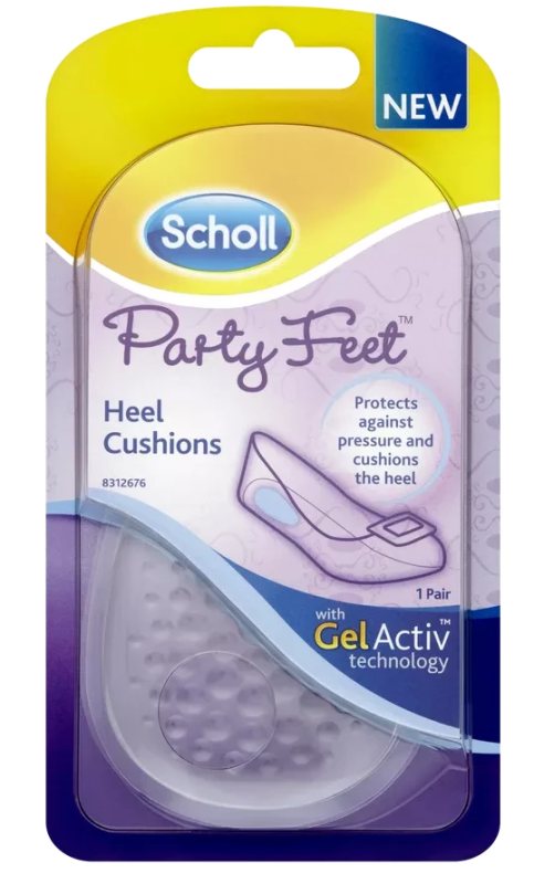 SCHOLL Party Feet Heel Cushions gėlio įdėkliukai, 1 pora