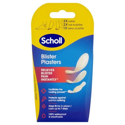 SCHOLL, pleistrai pūslelėms įvairių dydžių, 5 vnt