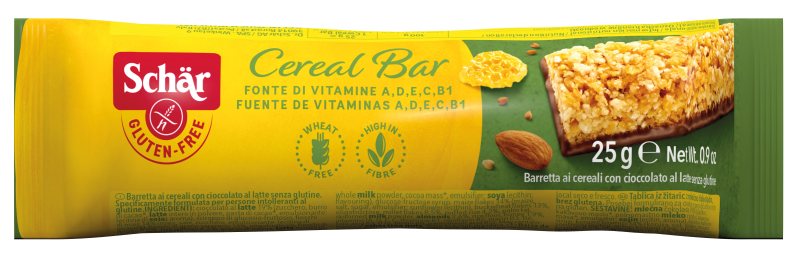 Schär CEREAL BAR - batonėlis be glitimo, 25 g