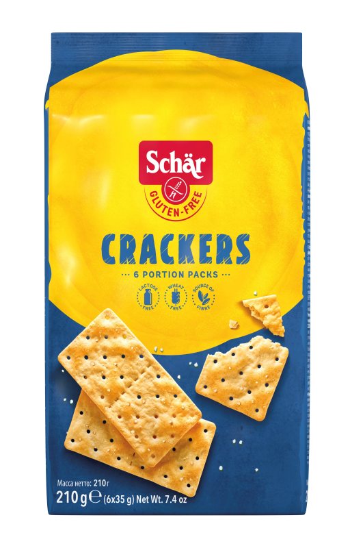 Schär CRACKERS – krekeriai be glitimo, 210 g