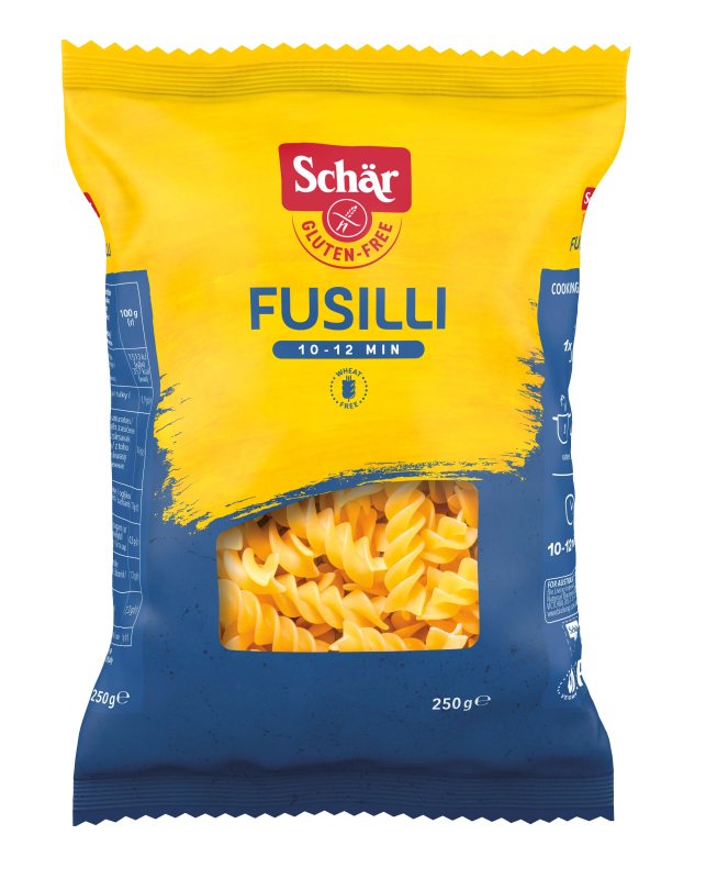 Schär FUSILLI - makaronai be glitimo, 250 g
