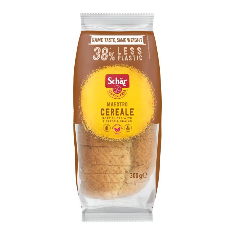 Schär MAESTRO CEREALE – raikyta duona su grūdais be glitimo, 300 g