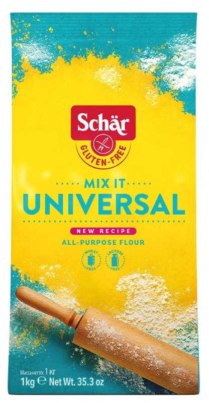 Schär MIX IT UNIVERSAL! - miltai be glitimo, universalus mišinys, 1 kg