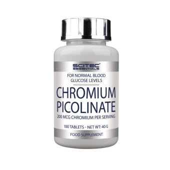 SCITEC CHROMIUM PICOLINATE, 100 tablečių